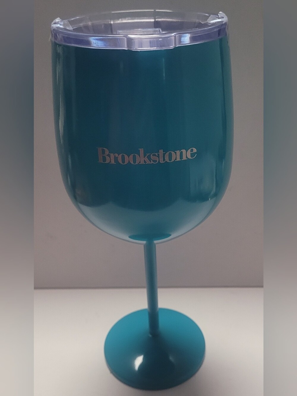 Brookstone Teal Stainless Stemmed Wine Tumbler